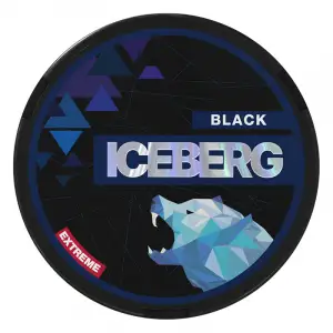 Black Extreme Nicotine Pouches by Ice Berg 50mg/g